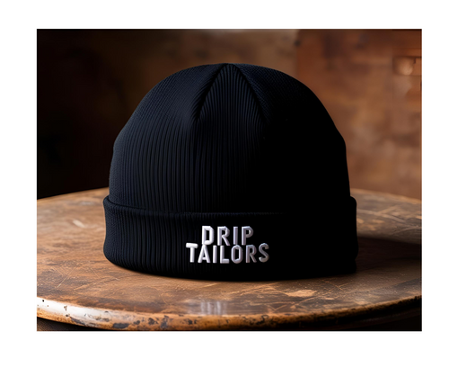 black beanie